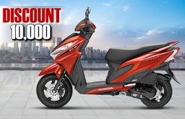 Honda Grazia Discount Offer, Honda Scooter Discount Offer, Honda Grazia BS4 Discount, Honda Two Wheeler discount, Discount on BS4 Scooters in india