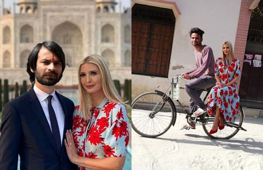 इन फोटोशॉप्ड तस्वीरों को देख लोग मजे लेते हुए लिख रहे हैं कि अगर इन्हें अमेरिका देख ले तो तीसरा विश्व युद्ध हो जाएगा।