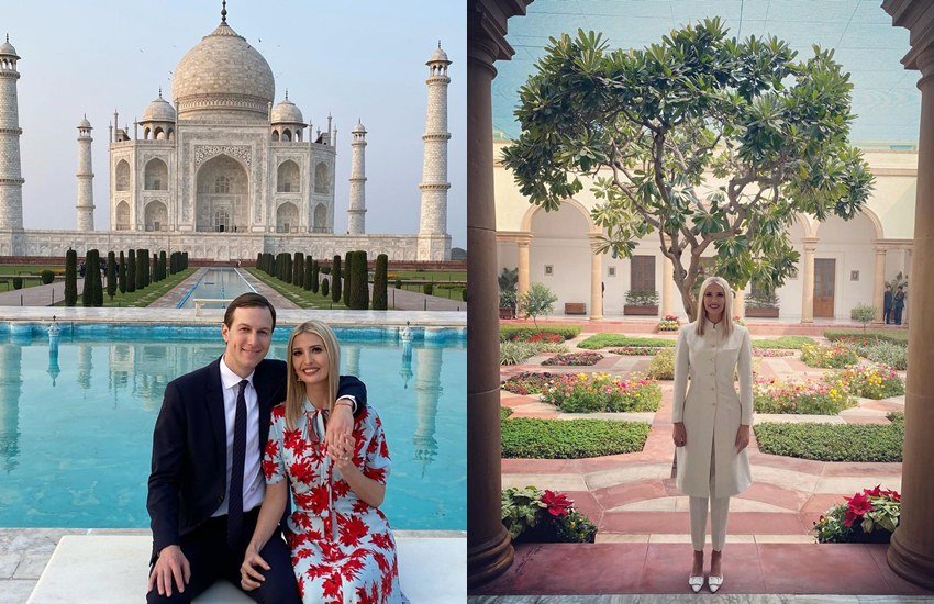 अमेरिका के राष्ट्रपति डोनल्ड ट्रंप 24-25 फरवरी को भारत दौरे पर थे। उनके साथ उनकी बेटी इवांका ट्रंप (Ivanka Trump) जो उनकी सीनियर एडवाइजर भी हैं भारत आई थीं। इवांका ने अमेरिका लौटने के बाद अपने भारत दौरे की तस्वीरें शेयर की हैं।