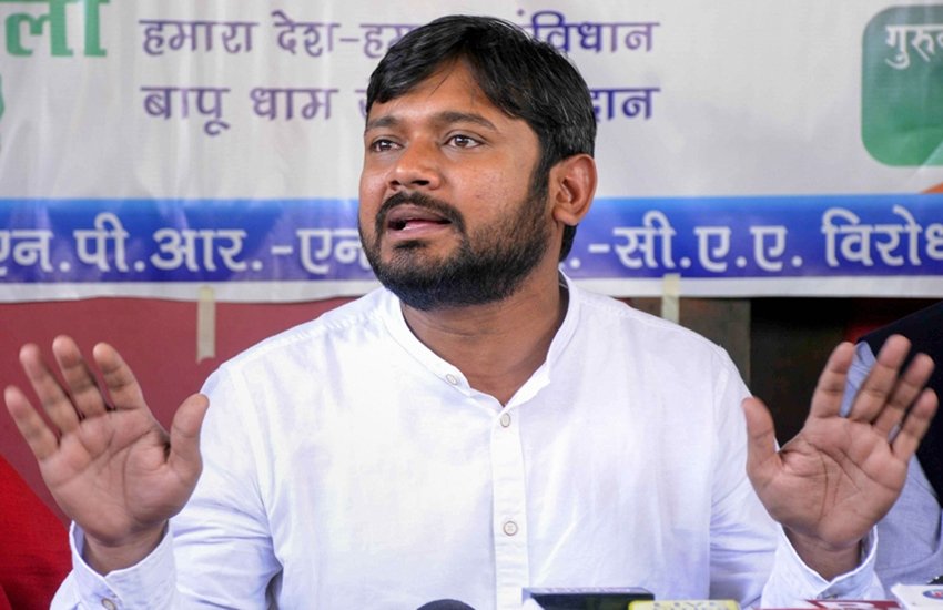पटना की रैली में कन्हैया कुमार ने बीजेपी और नीतीश सरकार पर निशाना साधा। (Photo: PTI)