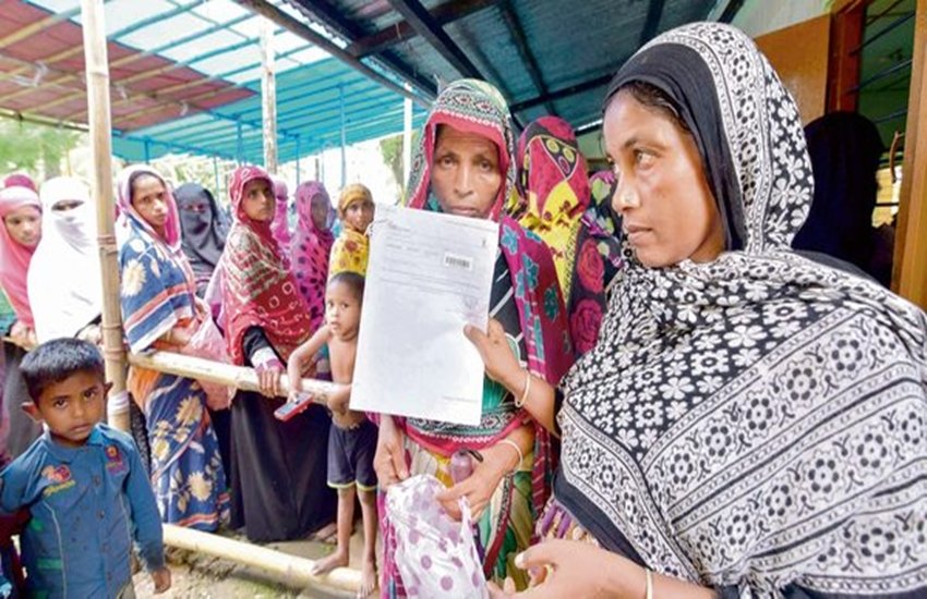 राजस्थान की राजधानी जयपुर में एनआरसी के खिलाफ प्रदर्शन करती महिलाएं। (Photo: PTI)