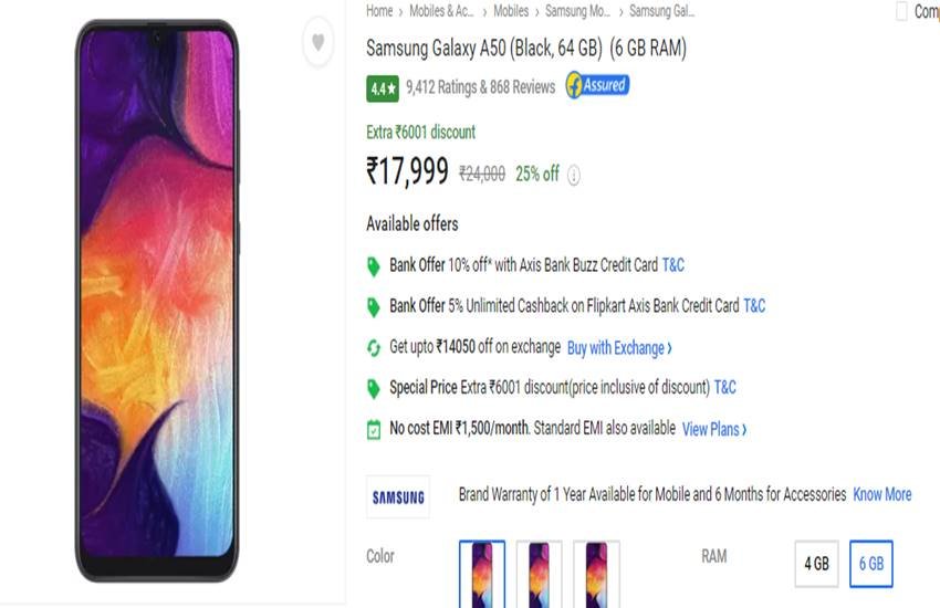 Samsung Galaxy A50