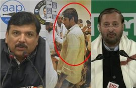 Shaheen Bagh Firing, Kapil Gujjar, AAP Connection, Prakash Javadekar, Union Minister, BJP, AAP, Sanjay Singh, Delhi News, National News