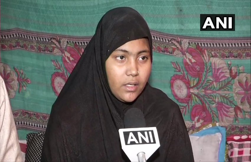 दिल्ली के शाहीन बाग में प्रदर्शनकारी महिला नाजिया जिसके चार साल के बच्चे की मौत हो गई। (Photo: ANI)