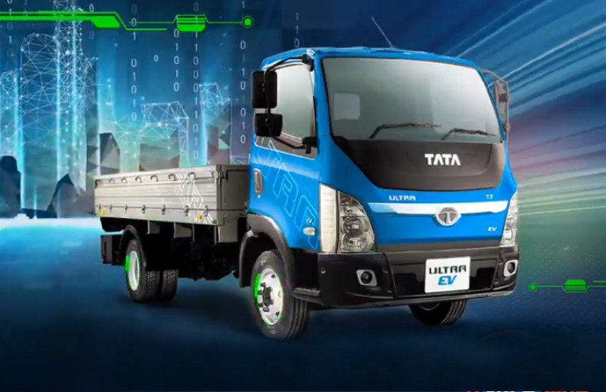 Tata Ultra T7 Electric Truck Price, Tata Ultra T7 EV, Tata Ultra T7 Electric Truck Driving Range, Tata Ultra T7 Detail, Tata Ultra T7 Electric Features, India's First Electric Truck, Electric Truck In India, Auto Expo 2020, Tata Ultra T7 auto Expo 2020