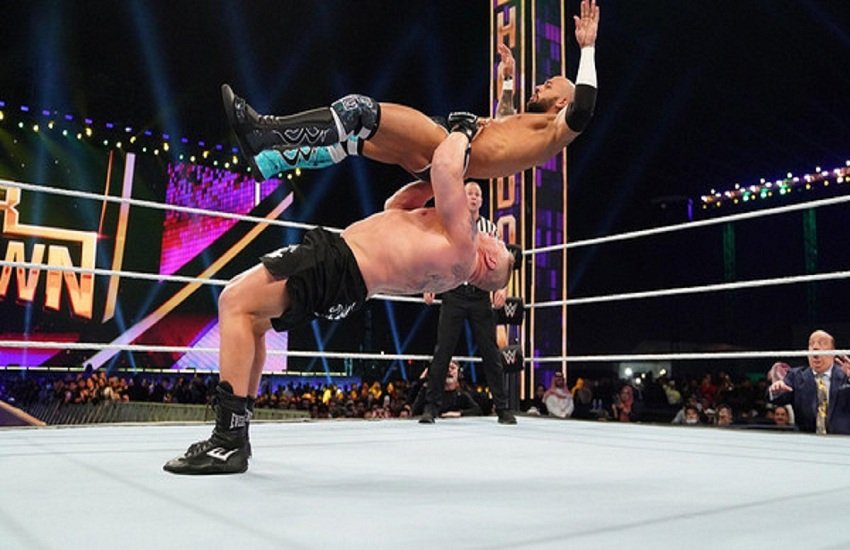 WWE, WWE Super ShowDown, WWE Super ShowDown results, WWE Super Showdown 2020 Results, Brock Lesnar, Ricochet, Brock Lesnar Beats Ricochet, wwe news, wwe network, wwe raw, wwe super showdown time, wwe super showdown 2020 date