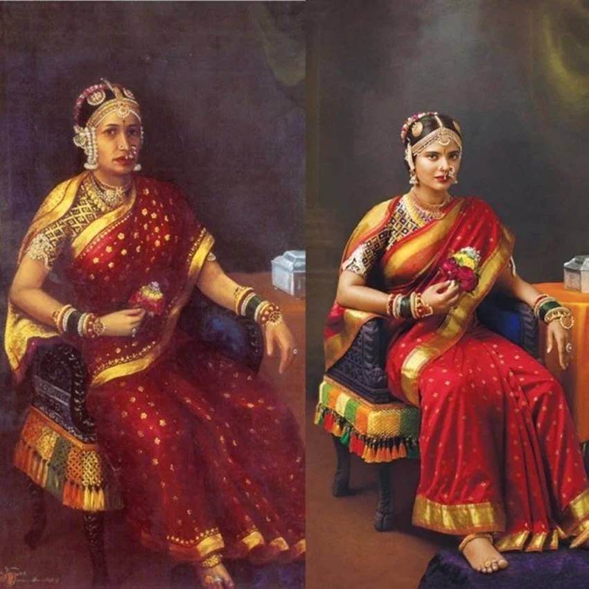 samantha akkineni, shruti haasan, aishwarya rajessh, ramya krishnan, ravi varma painting, naam, g venketram photographer, g ventetram calendar, calender 2020, suhasini maniratnam