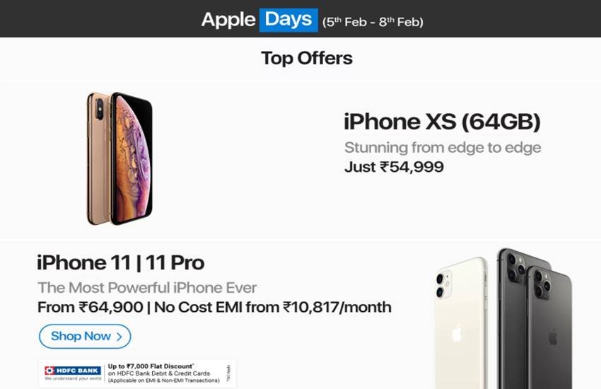 Flipkart Apple Days Sale