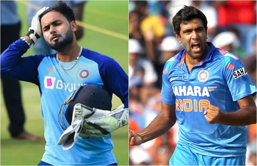 ऋषभ पंत और रविचंद्रन अश्विन।