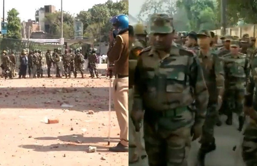 सेना का ट्वीट सामने आने के बाद लोग लिख रहे हैं कि ये कोई साजिश है। अगर ये लोग सेना के नहीं हैं तो फिर कौन हैं जो दिल्ली पुलिस के साथ इलाके में पहुंचे हैं।