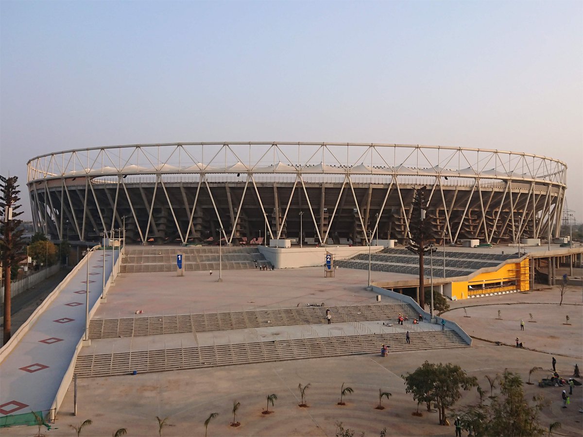 motera stadium, motera stadium inauguration, donald trump, donald trump india visit, narendra modi-trump, US-india, donald trump wifemotera stadium opening date, motera stadium news, motera stadium new look, motera stadium pictures, motera stadium video, motera stadium details