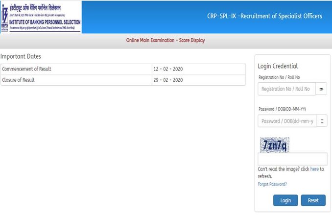 IBPS SO Mains Score Card 2020: स्पेशलिस्ट ऑफिसर (SO) मेन्स स्कोर ibps.in पर जारी, ऐसे करें चेक