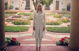 ivanka trump, donald trump, melania trump, ivanka trump dress at rashtrapati bhavan, ivanka trump dress rashtrapati bhavan visit, ivanka trump dress, ivanka trump dress designer, anita dongre, anita dongre sherwani, ivanka trump dress price, ivanka trump rashtrapati bhavan, ivanka trump india dress