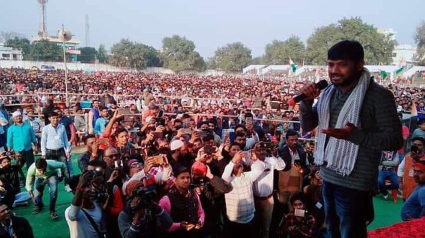 अपनी यात्रा में कन्हैया जमकर केंद्र सरकार और बीजेपी के खिलाफ हमला बोल रहे हैं।