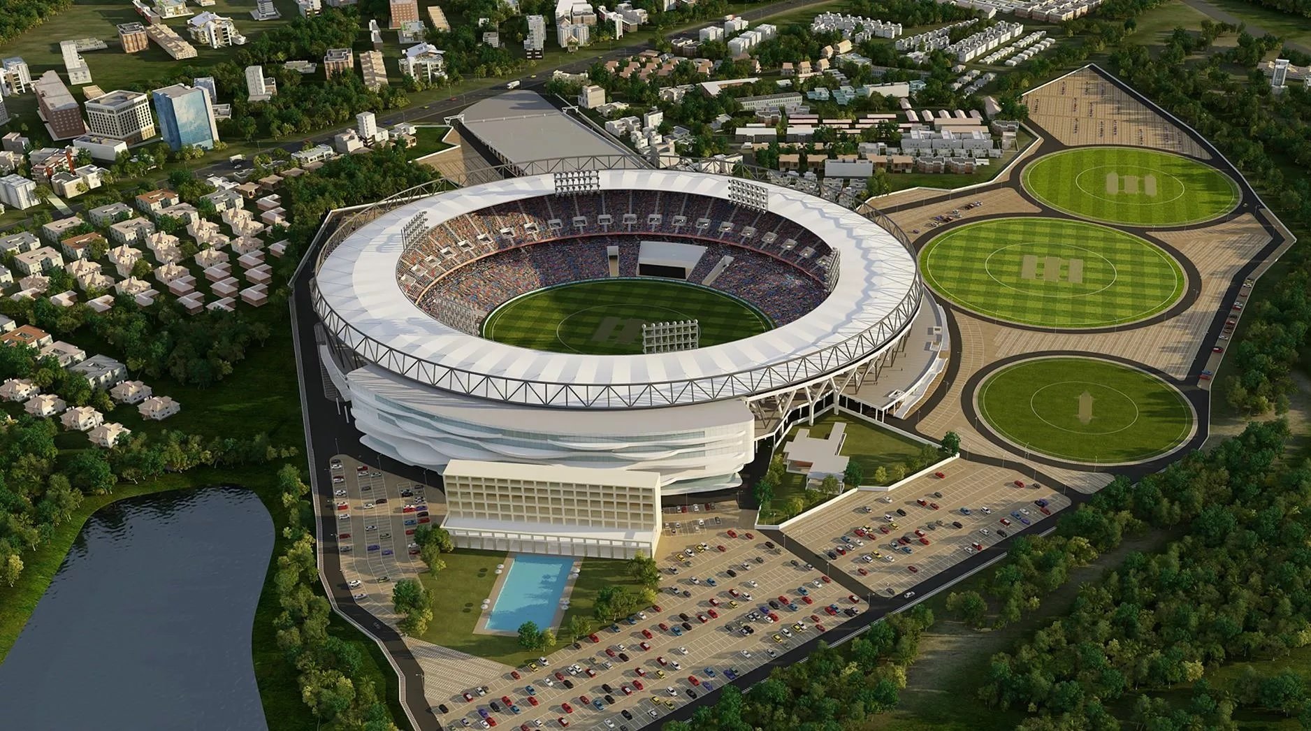 motera stadium, motera stadium inauguration, donald trump, donald trump india visit, narendra modi-trump, US-india, donald trump wifemotera stadium opening date, motera stadium news, motera stadium new look, motera stadium pictures, motera stadium video, motera stadium details