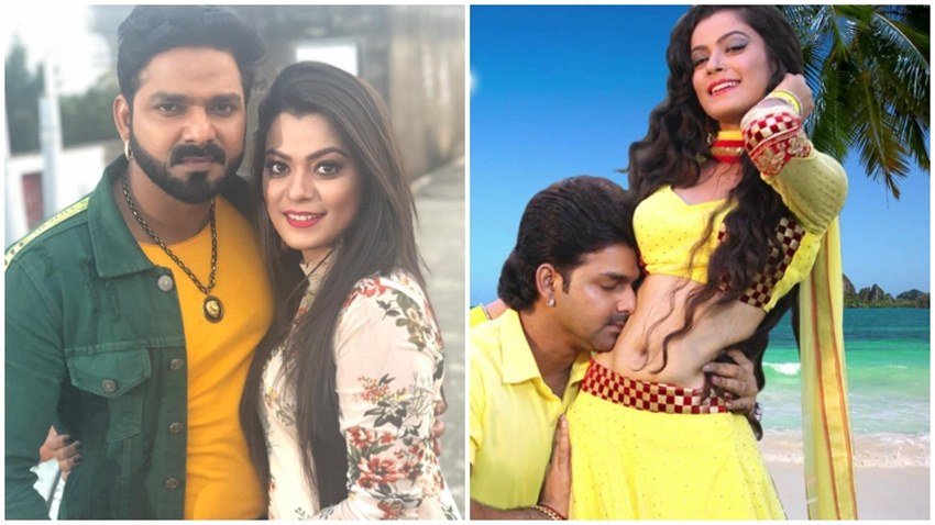 Pawan Singh - Nidhi Jha: एक दौर था जब पवन सिंह और अक्षरा की जोड़ी खूब चर्चा में रहती थी। फिलहाल दोनों के बीच निजी जिंदगी में खटास आने के कारण अब ये साथ में फिल्में भी नहीं करते। इन दिनों पवन सिंह को निधि झा के साथ खूब पसंद किया जा रहा है।