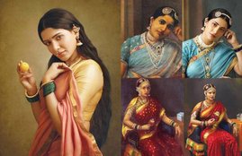 samantha akkineni, shruti haasan, aishwarya rajesh, ramya krishnan, ravi varma painting, naam, g venkatram photographer, g venkatram calendar, 2020, suhasini maniratnam