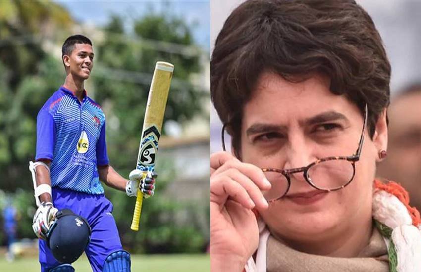 भारतीय बल्लेबाज यशस्वी जायसवाल की तारीफ प्रियंका गांधी को पड़ी भारी, ट्रोलर्स के निशाने पर आईं।