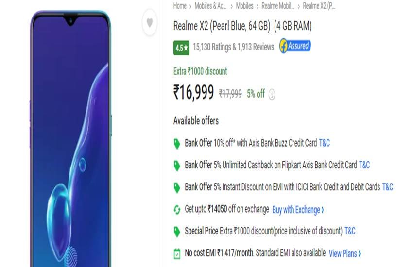 Realme X2 Price in India