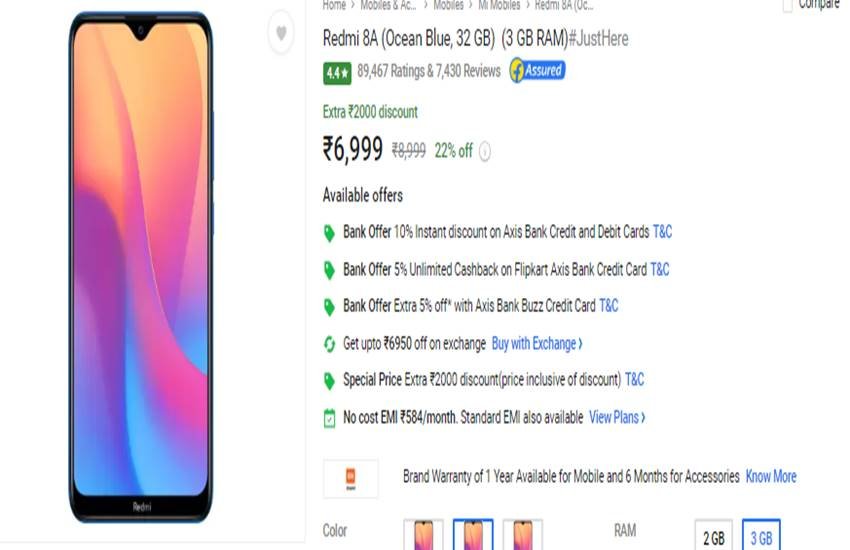 Redmi 8A Price in India
