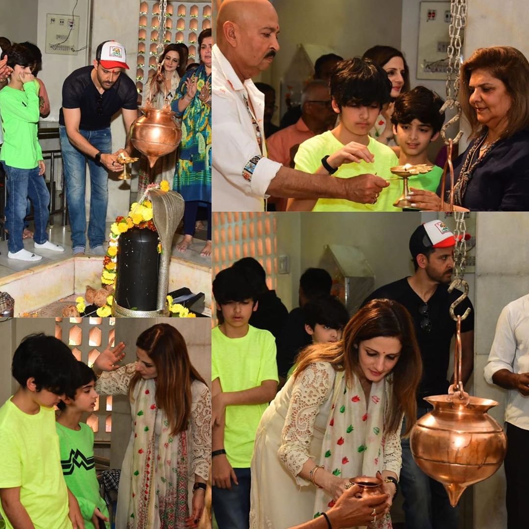 hrithik roshan, sussanne khan, sussanne khan with roshan family, hrithik roshan- sussanne, khan pinky roshan, rakesh roshan, sunaina roshan, Sussanne Khan, Mahashivratri, Hrehaan Roshan, Hridaan Roshan, bollwyood, roshan family, Mahashivratri, Mahashivratri 2020, Shiva role on TV, Shiva role in bollywood, Star who played shiva role, Mahashivratri 2020, Maha shivratri 2020, Maha shivratri puja vidhi, shivratri katha, mahashivratri katha, महाशिवरात्रि कथा, maha shivratri vrat vidhi, maha shivratri vrat katha, mahashivratri songs, kailash kher, kailash kher songs, maha shivratri songs, shivratri bhajan, adiyogi song, kailash kher shiv bhajan, kailash kher shiv bhakti songs, Maha Shivratri bhakti songs, Maha Shivratri shiv bhajan, Maha Shivratri 2020 shiv bhajan, shiv tanvad stotra, shiv mantra, शिव भजन