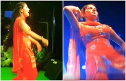 Bhojpuri Gana: मनोज तिवारी की फिल्म के गाने पर सपना चौधरी ने किया जबरदस्त डांस, वीडियो वायरल