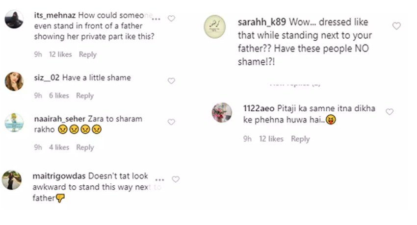 अनिल कपूर और सोनम कपूर की तस्वीर पर फैंस ने बेहद अपमानजनक कमेंट किए हैं।