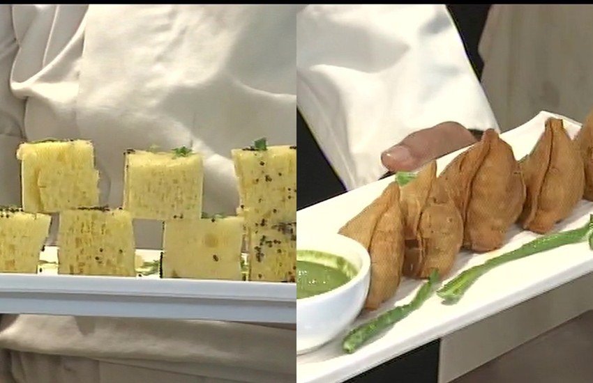 शेफ सुरेश खन्ना ने मीडिया को बताया कि मेनू में गुजराती व्यंजनों पर जोर रहेगा। ट्रंप को ब्रोकली समोसा, शहद में डूबी कुकुीज, मल्ट्री ग्रेन की रोटियां और बेसन से बने स्नैक्स जैसे आइटम परोसे जाएंगे। उन्हें गुजरात का मशहूर ढोकला, खमन और सेब पाई भी खिलाया जाएगा।