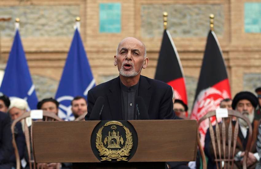 Ashraf Ghani, Ashraf Ghani Oath, Ashraf Ghani Oath Ceremony, Explosions, Firing, Video, Ashraf Ghani, Kabul, Afghanistan, International News, Hindi News