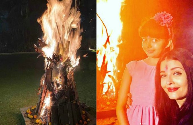 Holi 2020: ऐश्वर्या राय बच्चन ने फैंस को दी होली की बधाई, बेटी आराध्या संग शेयर की तस्वीरें