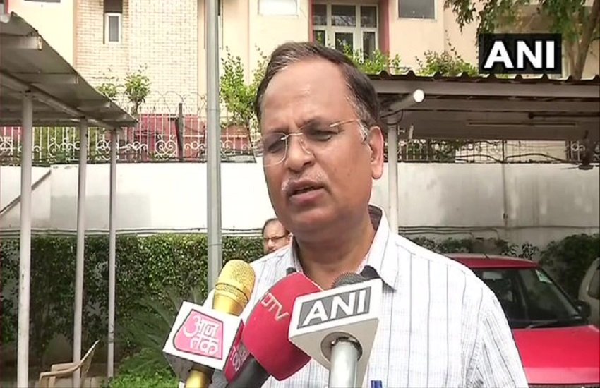दिल्ली के स्वास्थ्य मंत्री सत्येंद्र जैन। (pc- ani)