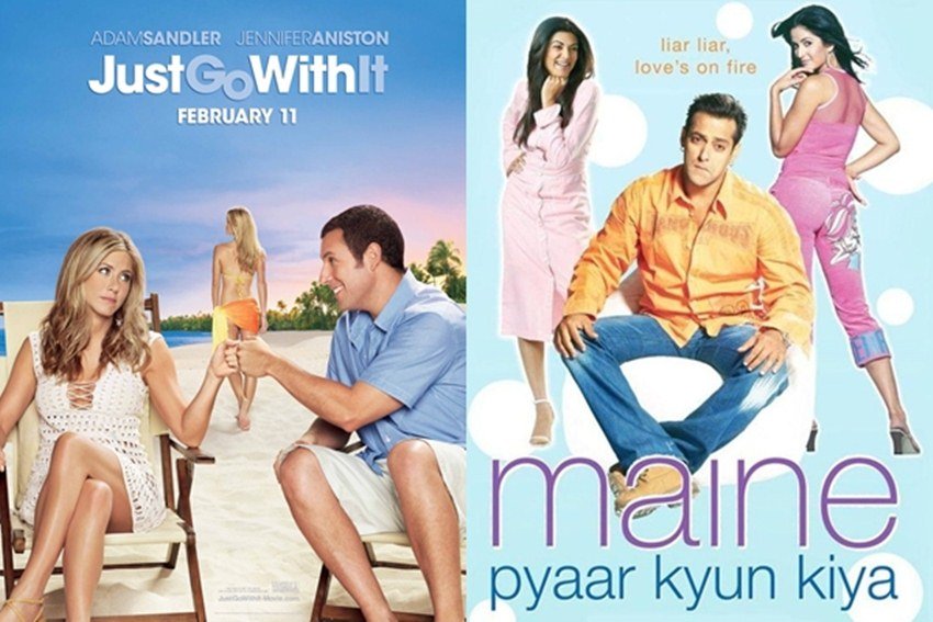 2005 में सलमान खान स्टारर मैंने प्यार क्यों किया रिलीज हुई थी जो सुपरहिट रही थी। इसके 6 साल बाद इसी कहानी पर हॉलीवुड फिल्म Just Go With it बनी।