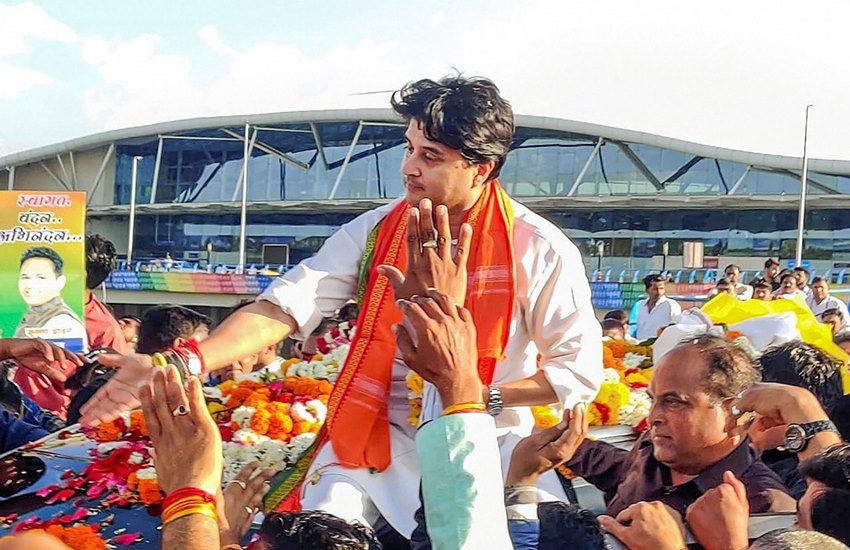 शिवराज सिंह चौहान ने दावा किया कि ज्योतिरादित्य सिंधिया पर जानलेवा हमले का प्रयास किया गया। (PTI Photo)
