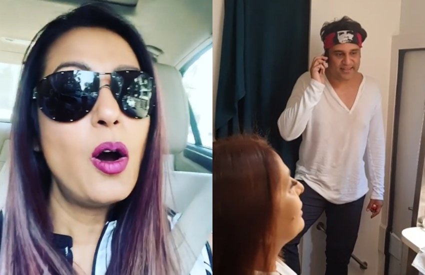 The Kapil Sharma Show, Krushna Abhishek, Sapna, Kashmira Shah, The Kapil Sharma Show, Krishna Abhishek and Kashmira Shah, Krishna Captured in a Vanity Van With Archanam Archna Puran Singh, Krishna Wife Kashmira Shah , entertainment news bollywood news, television news