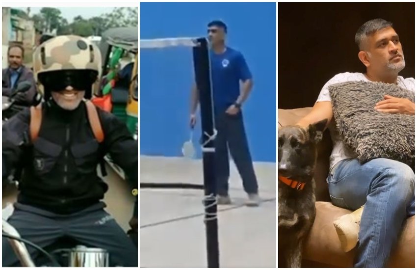 महेंद्र सिंह धोनी की पत्नी साक्षी ने इंस्टाग्राम पर एक स्टोरी शेयर की। इसमें धोनी अपने डॉगी के साथ खेलते दिख रहे हैं।