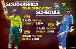 भारत-दक्षिण अफ्रीका सीरीज पर Coronavirus का कहर, खाली स्टेडियम में होंगे बाकी दोनों वनडे