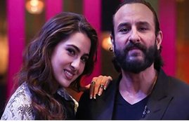 Taimur Ali Khan, Saif Ali Khan, timur ali khan tv debut, taimur on tv, taimur ali khan latest picture, saif ali khan with taimur, taimur comes on tv with saif ali khan, Nawab, Kareena Kapoor Khan, hindi news, latest hindi news, entertainment news in hindi,