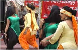 Haryanvi Geet, Punjabi Gana, Haryanvi Dance, Haryanvi Dance By Komal Choudhary, Mamta Yadav Dance On Haryanvi Song, Komal Choudhary and Mamta Yadav Competition, Fans Reacts Chala Paard Diya, entertainment news, bollywood news, television news, entertainment news