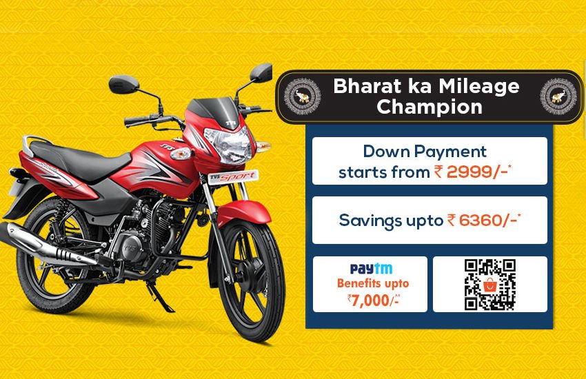 TVS Sport Offers, TVS Sport Discount Offer, TVS Sport Mileage, TVS Sport Down Payment, TVS Sport Finance, TVS Motors Bikes Discount, TVS Sport BS4 model