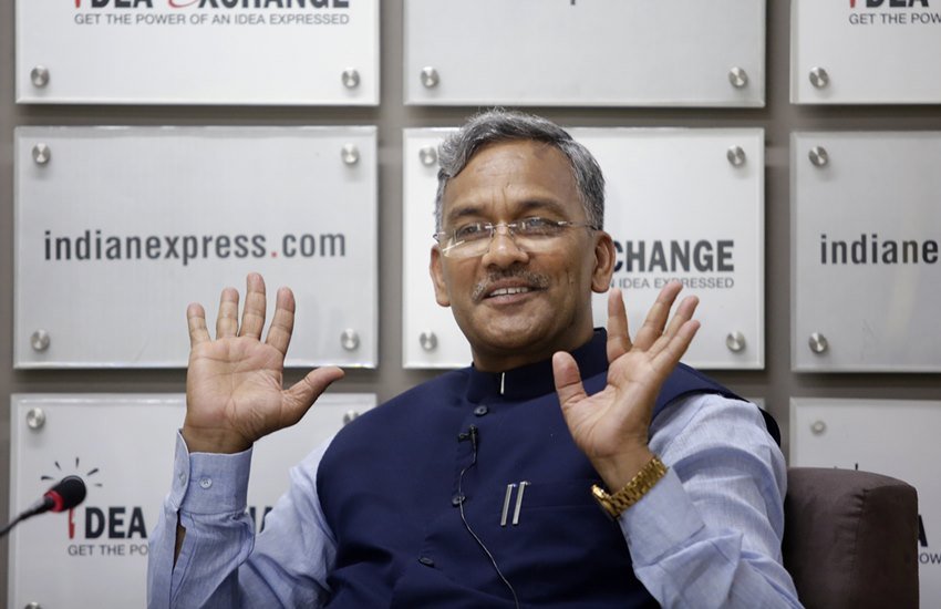 उत्तराखंड के मुख्यमंत्री त्रिवेंद्र सिंह रावत। (File Photo: PRAVEEN KHANNA)