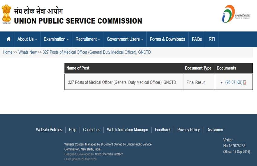 UPSC recruitment 2020, upsc notification, upsc jobs, upsc.gov.in, upsconline.nic.in, employment news, sarkari naukri, upsc cse, UPSC recruitment notification 2020