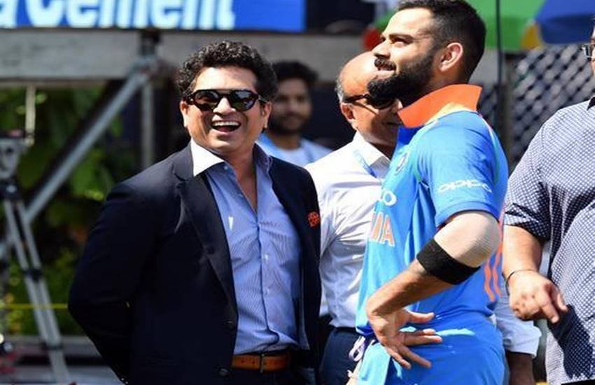 विराट कोहली ने 2008 में डेब्यू किया था और सचिन तेंदुलकर ने 2013 में संन्यास लिया था। (सोर्स- सोशल मीडिया)