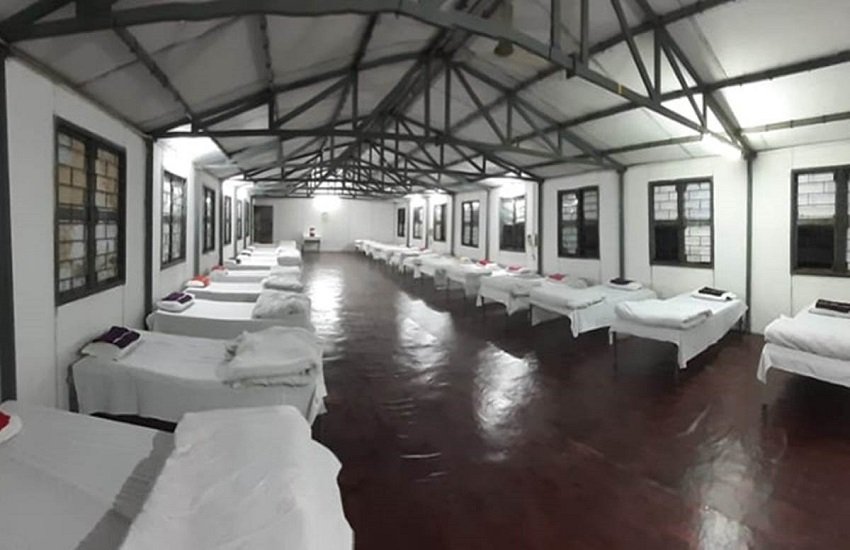 म‍िश्र‍िख क्‍वारंटाइन कैंप से 14 मजदूर भाग गए हैं। (indian express file)