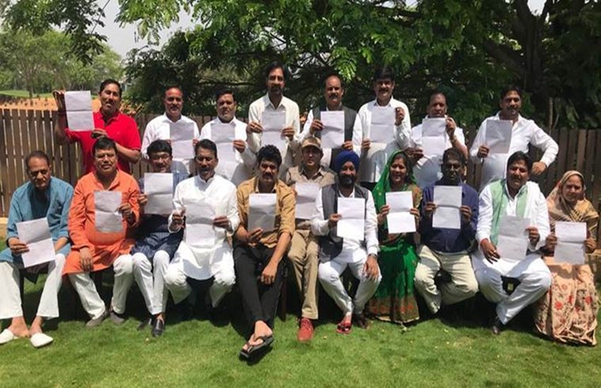 मध्य प्रदेश संकट, कांग्रेस