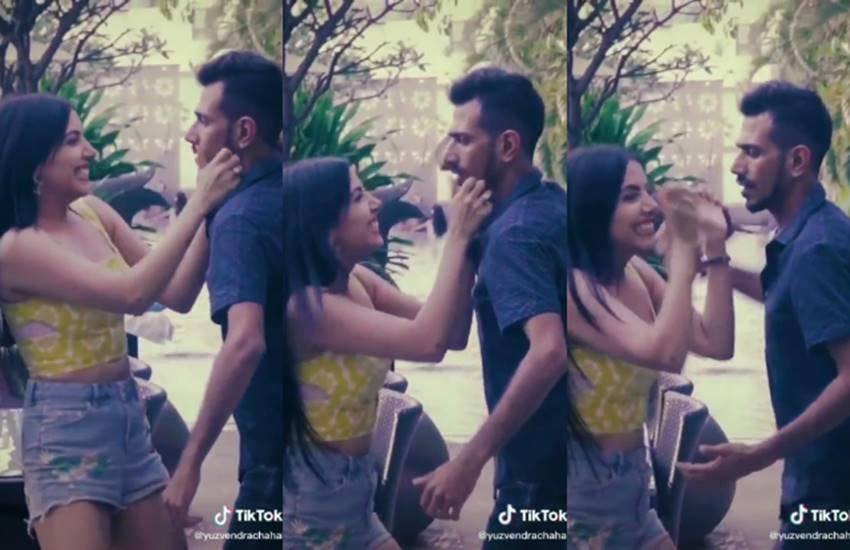 गर्ल संग मस्ती कर रहे चहल