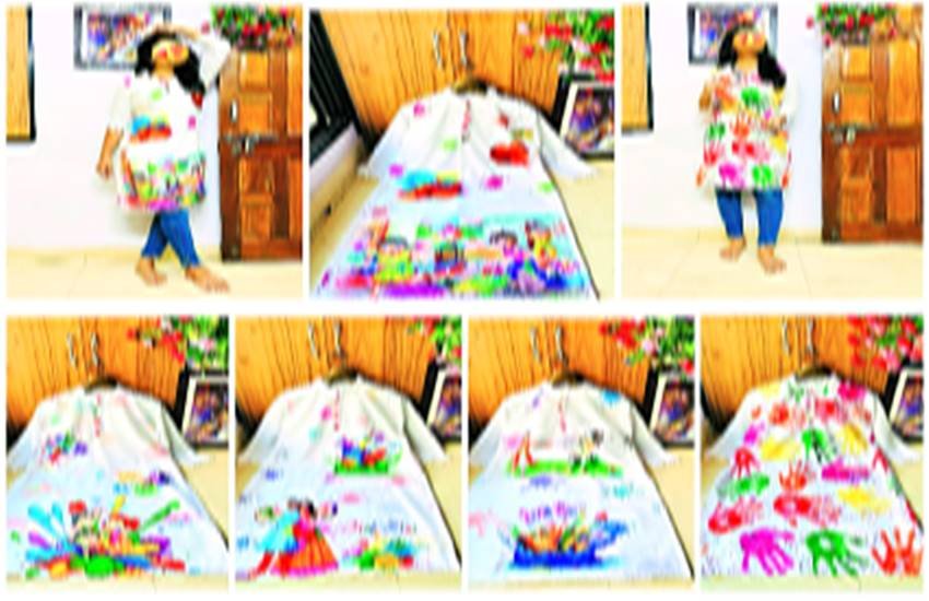 होली के लिए आकर्षक कपड़े।