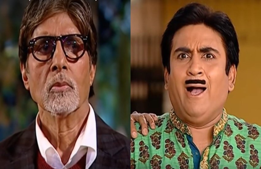 TMKOC: अमिताभ बच्चन को देख उड़े जेठा लाल के होश
