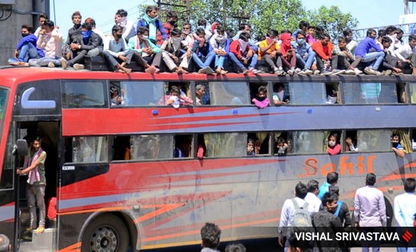 इससे पहले दिल्ली से यूपी-बिहार की तरफ लौट रहे लोगों के लिए गाजियाबाद प्रशासन ने 1500 बसों का इंतजाम किया जिससे कि लोगों को पैदल यात्रा ना करनी पड़े।