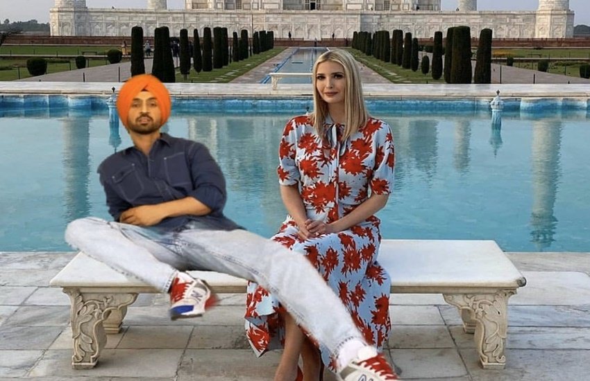 ivanka Trump,Diljit Dosanjh,ivanka Trump tweet, Diljit Dosanjh reply to ivanka, ivanka at taj Mahal, Donald Trump, America, इवांका ट्रंप, दिलजीत दोसांझ, ताज महल, ताजमहल, दिलजीत दोसांझ के ट्वीट पर इवांका जवाब