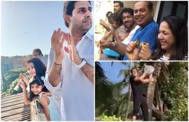 On janta curfew, Amitabh bachchan, saluted the cororna warrior, akshay kumar, anupam kher, adnan sami, varun dhawan, Karan Johar, played Thali and applauded,